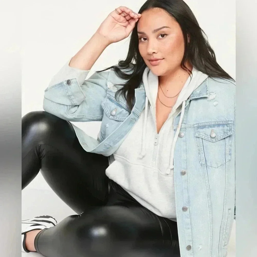 Free | Plus Size Faux Leather Pants
